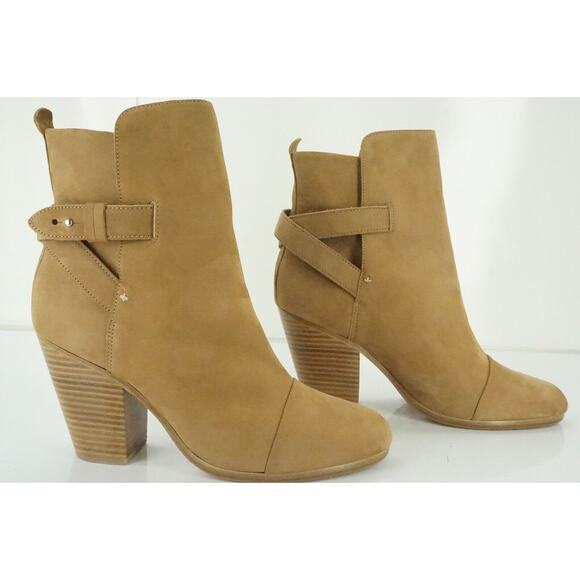 Rag & Bone Kinsey Brown Suede Classic Cap Toe Ankle Boots Size 40 10 NIB $595 - Picture 10 of 12
